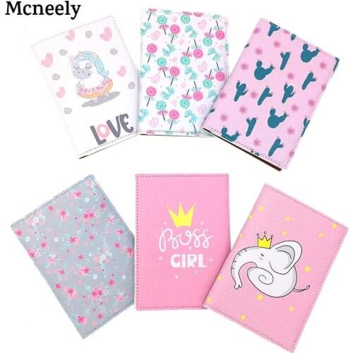 Girls Korea Styles Travel Documents Organizer Case Passport Cover Nice Documents Bag for Passport Cover Air Ticket Holder