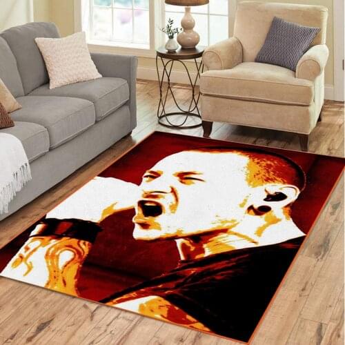 Chester Bennington on show Carprt Rug for Living Room Bedroom Decoration Home Non-slip Rugs Floor Mat Dropshipping