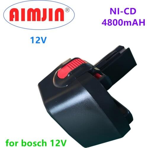 Latest Original for Bosch 12V4.8Ah PSR Rechargeable Battery GSR 12V AHS GSB GSR VE-2 BAT043 BAT045 BAT046 BAT049 BAT120 BAT139