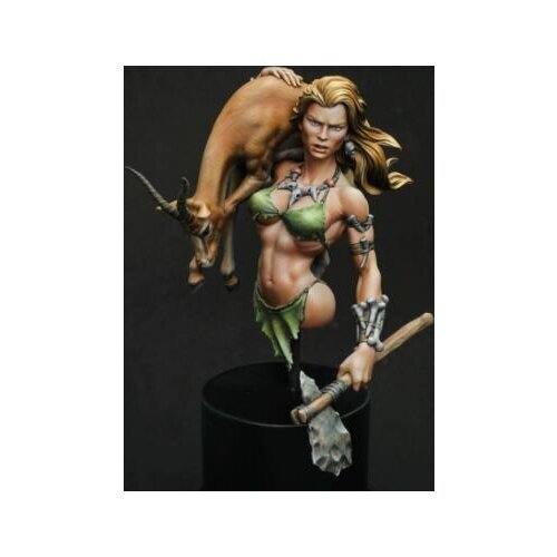 New Unassembled 1/10 anicent warrior with animal Bust (NO BASE ) Resin Figure Unpainted Model Kit