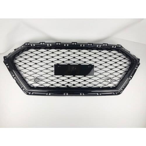 Front Bumper RACING Grille For Hyundai Elantra Honeycomb diamond Mesh Glossy Black For hyundai modified 2016 2017 2018