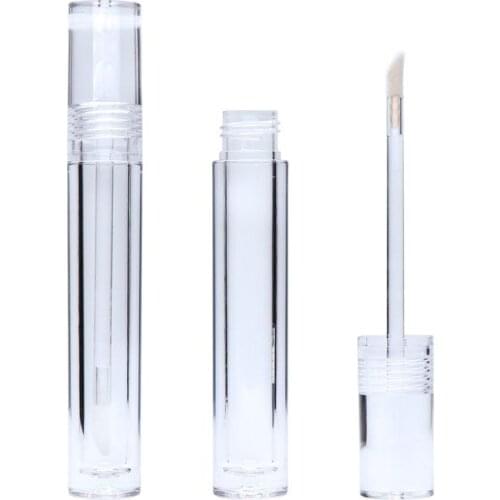 Transparent Clear Lip Gloss Tube Container 5.5 ML Lipstick Empty 25/50/100 Pieces Clear Lip Gloss Tube Containers