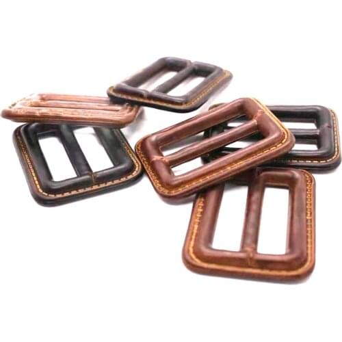 10pcs 25mm Imitation leather buckle DIY Slide Adjustable Roller Buckles for Clothes Scarves Hats Clothing DIY accessories