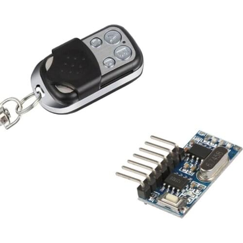 433Mhz RF Remote Controller Transmitter and 433mhz RF Relay Receiver Switches Module Wireless 4 CH Output Control Switch