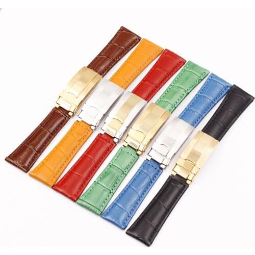 Crocodile leather watch band Applicable to for Rolex Green Water Ghost Black Water Ghost Universe Submarine Daytona Men 20mm