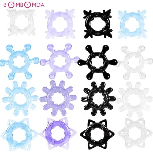 Silicone Durable Penis Ring Cocks Ring Sex Toy for Adult Men Delay Premature Ejaculation Masturbator Lock Sperm Lasting Sex Ring