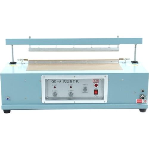 Pneumatic sealing machine large bag sealer 600/800/1200mm packaging machine 10mm heavy duty sealer semiautomatic packing tool