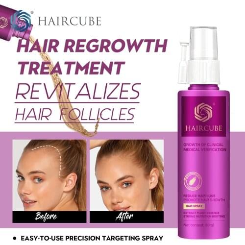 Fast Hair Growth Serum Spray 60ml Anti Hair Loss Treatment Dense Thicken Hair Nourish Hair Roots Hair Care Products Women