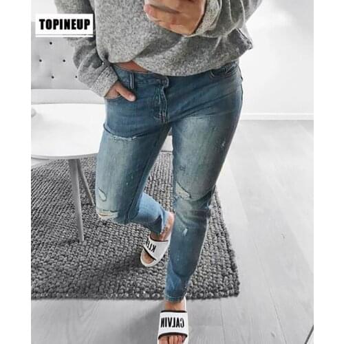TOPINEUP Women Jeans