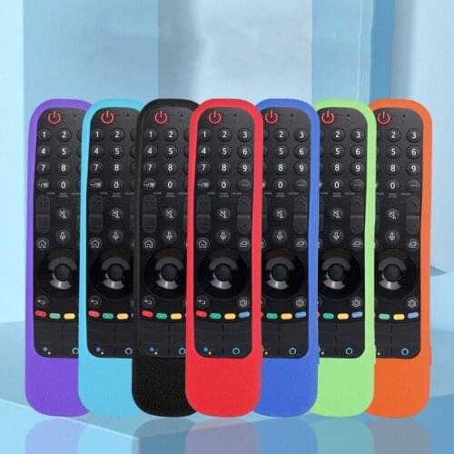 Impact-proof Silicone Remote Sleeve Drop-proof Protective Case Compatible with AN-MR21 Shockproof Anti-slip Soft Cover X6HB