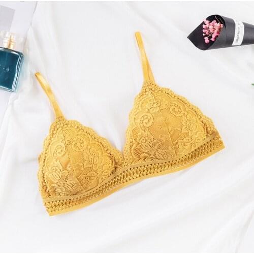 Women Underwear Sexy Lingerie Seamless Lace Bra Wireless Bralette