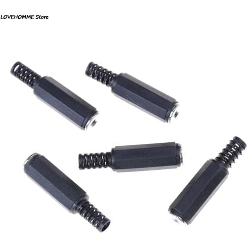 ZLinKJ 5PCS 3.5mm Male Aux Audio Jack Plug to USB Female Stereo Audio Converter Cord Car MP3 Cable Adapter