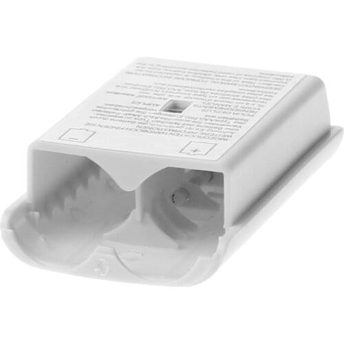 1PC AA Battery Back Cover Case Shell Pack White for xbox 360 Wireless Controller