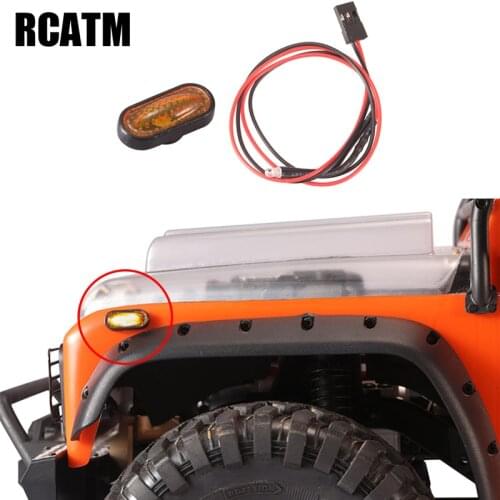 1pcs LED Turn Signal Wide Light for 1/10 RC Crawler TRX4 TRX6 SCX10 D90 1/14 Tamiya Rc Truck Trailer Scania Actros MAN Volvo