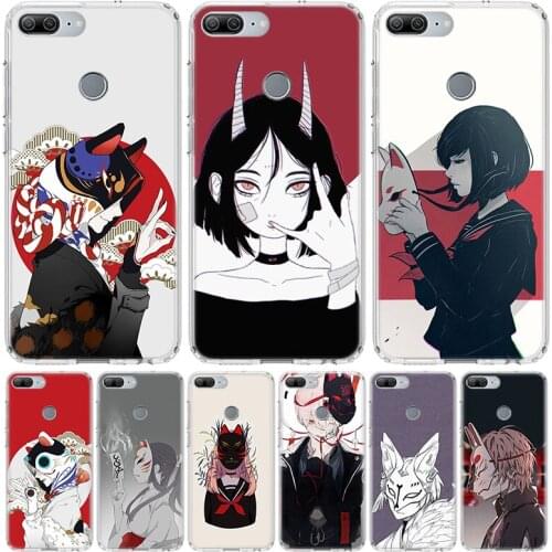 Fox Mask Phone Case for Huawei Honor 10 9 20 7A 7X 8A 8S 8X 9X Lite Pro Y5 Y6 Y7 Y9S 2019 10i 20i Coque Cover