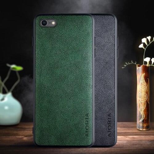 Case for iphone 8 7 case with Retro business PU leather design,TPU+PU 2in1 material