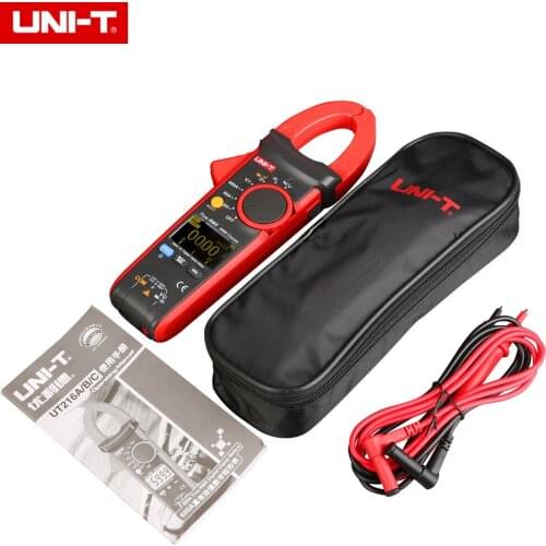 UNI-T UT216D OLED Display 600A True RMS Digital Clamp Meters AC/DC Current V/A Capacitance Ohm Freq Temp VFC NCV Flashlight