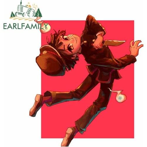 EARLFAMILY 13cm x 11.2cm For Toilet Bound Hanako Kun Anime Car Stickers Fashion Decal Bumper Car Door Protector Decoration