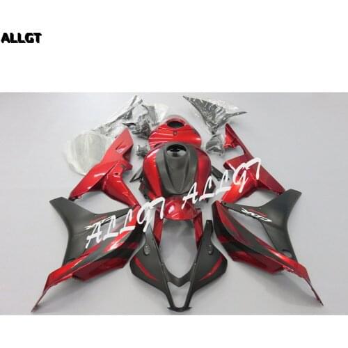 Injection Matte Black Red Fairing Kit Bodywork ABS for Honda CBR 600RR 2007-2008
