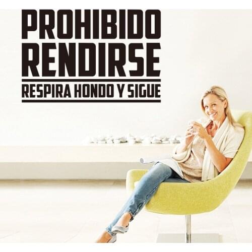 Spanish vinyl carving wall stickers children inspirational quotes decal art wallpaper fashion home decoration painting DD0105