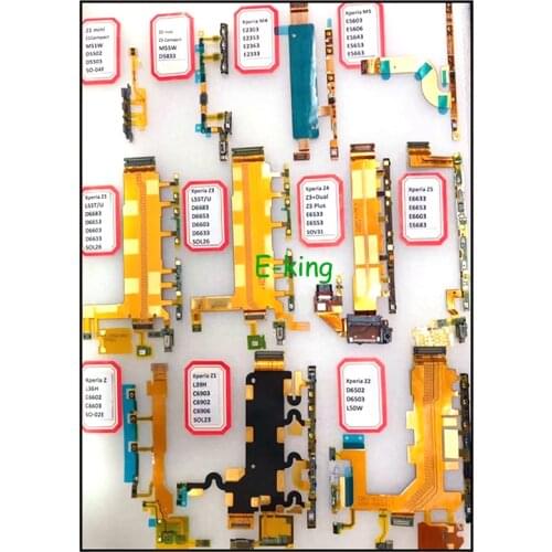 For Sony Xperia Z Z1 Z2 Z3 Z4 Z5 M4 M5 Mini Power Switch On Off Button Volume Key Button Flex Cable