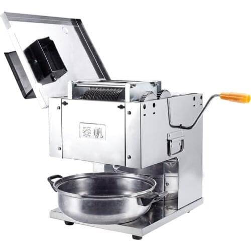 Commercial all stainless steel meat slicer 850W Delicate vegetable slicer dicing machine Easy to remove replacement blade