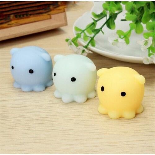 Cute Octopus Squeeze Squeeze Healing Kid Toy Gift Stress Reliever Decor Stretch Japan Mochi Squeeze With Box Toy