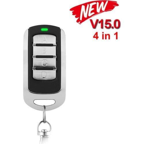 Multi-frequency Garage Door Control Rolling Code Remote Control for Gate 4CH 287MHz to 868MHz 433MHz Opener Keychain for Barrier