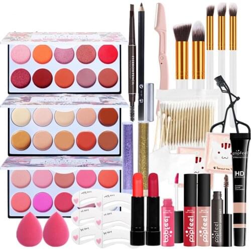 Makeup Kit Reusable Multi-purpose Training Tool All In One Makeup Kit for Home