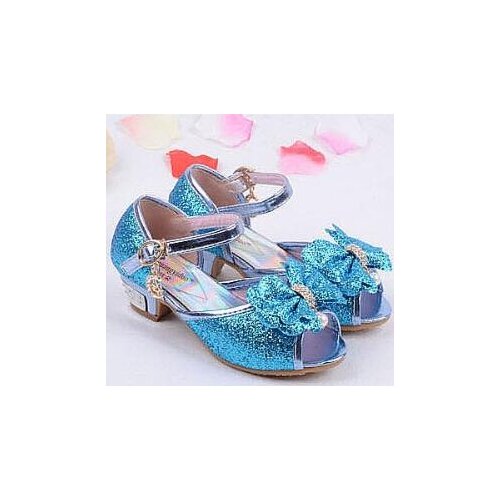 2020 summer new baby sandals golden high-heeled bow shoes summer womens shoes childrens shoes