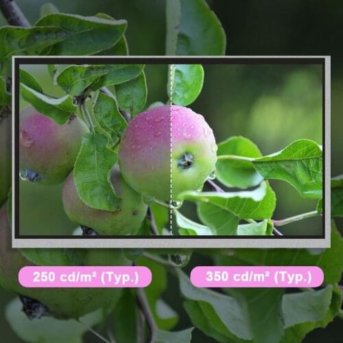 Original BOE QT070WVM-NH0 Lcd Display Resolution Screen 800×480 SRGB Parallel RGB FPC 50 pins 350 Nits