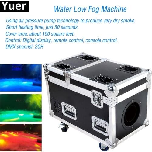 Professional Stage Dj Equipment DMX 3000W Water Low Fog Machine Create Dry Ice Effect Stage Ground Low Water / Free Shipping