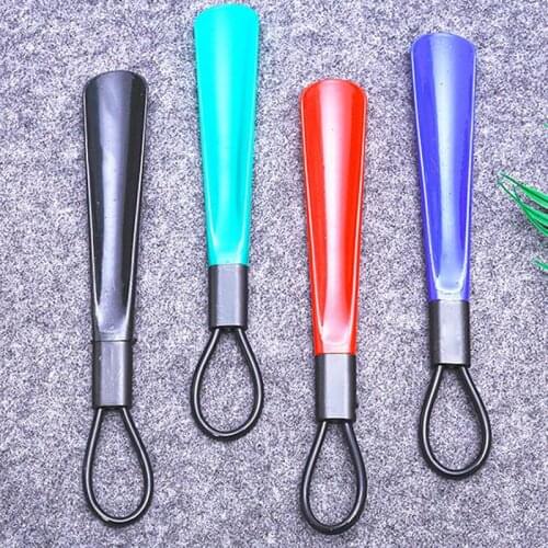 Professional Shoe Horns Black Shoe Spoon Shoe Artifact Plastic Shoehorn Pregnant Women The Aged Lifter Aid Slip Shoe Pull Tool