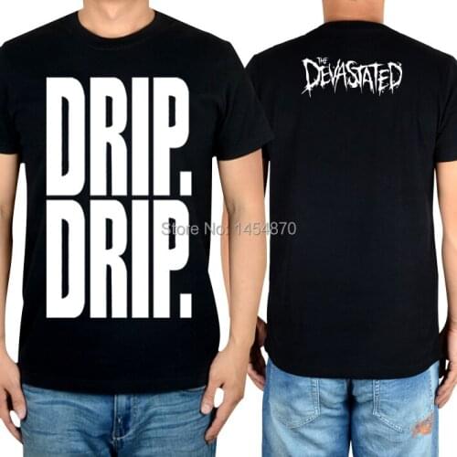 The Devastated Brand men women t shirt High Quality Cotton Punk fitness Hardrock heavy Dark Metal Black shirts