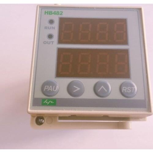 Digital display counter HB482 double delay relay AC/DC85-260V digital measuring instrument Meter counter