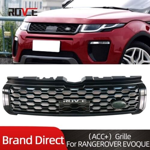 ROVCE Front Bumper Grille For Range Rover Evoque Style LR083604-B (ACC+) Grille Car Accessories