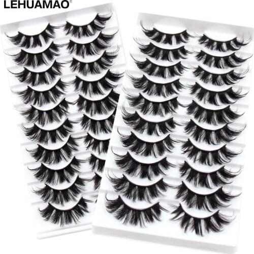 Eyelashes 5/10/16pairs 3D Mink Lashes Natural Faux False Eyelashes Dramatic Volume Fake Lashes Makeup Eyelash Extension Makeup