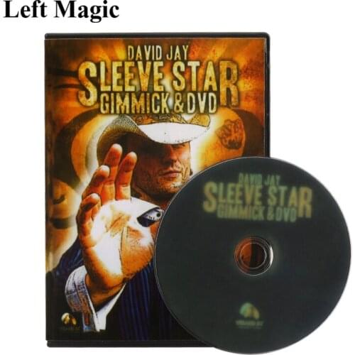 Sleeve Star (DVD+Gimmick) - Stage Magic Tricks Props Gimmicks Illusions Close Up Party Trick Mentalism Magician Toys