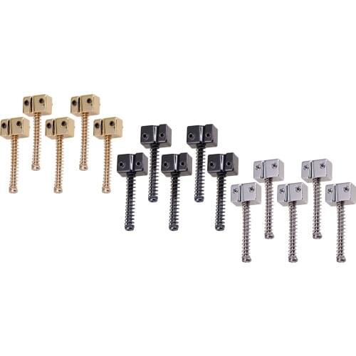 5 Pieces Zinc Alloy Saddle String Bridge for Bass Musical Instrument Accessories