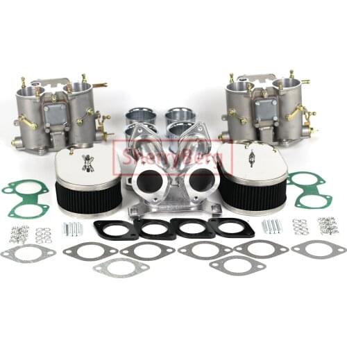 SherryBerg FAJS EMPI WEBER Carburettor Carb Carburetor Conversion Kit 4 Barrel Holley Adaptor W Twin 55 DCOE For Ford Chevy V8