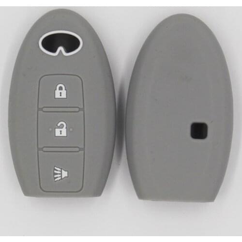 Silicone Key Case For Nissan Altima Maxima Infiniti EX FX G37 Q60 QX50 QX70 5 Button Keyless Remote Fob Cover