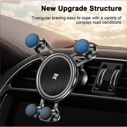 FLOVEME Universal Gravity Phone Holder For iphone 12 11 7 Xiaomi Support Car Holder For Mobile Phone In Car Air Vent Mount Stand