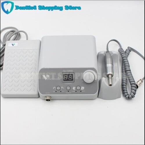High Quality 50,000 RPM Non-Carbon Brushless Dental Micromotor nail Pedicure Polishing Unit with E type lab handpiece