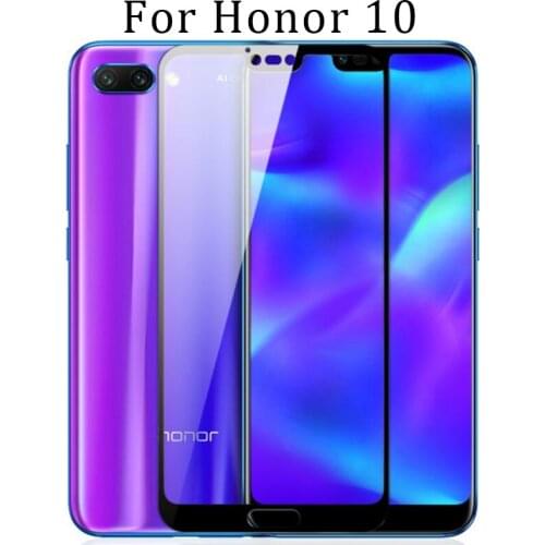 Protective glass on honor 10 screen protector tempered glas for huawei honor10 film 5.84 global honer onor huawey huwei hawei 3d