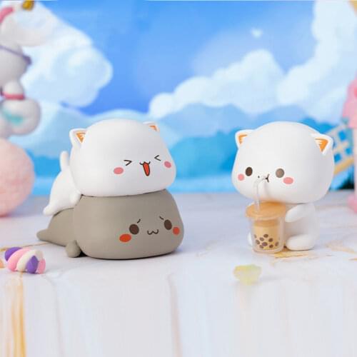 Blind Box Toys Mitao CAT Blind Box 2 Season Cute Cartoon Doll Model Birthday Gift Toys Girl Guess Bag Blind Toys Caja Ciega