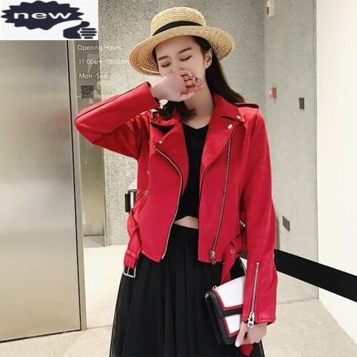 Women Loose Long Sleeve Suede Biker Coat Turn-Down Collar Streetwear Zipper Short Jacket Solid Color Preppy Style Outerwear
