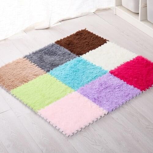 10 Pack 30x30 cm Kids Puzzle Exercise Mat EVA Foam Interlocking Tiles Cushions Flooring Protective Mats for Home Living Room