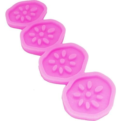 Quick hand eat ice hot sell 4 Lotus root ice gel mold pieces ice gel mold