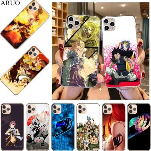 Phone Case for iphone 12 11 Pro XS Max X XR SE2020 Fairy Tail Anime Clear Soft Silicone cases for 7 8 6 6s Plus 5 5s Cool cover