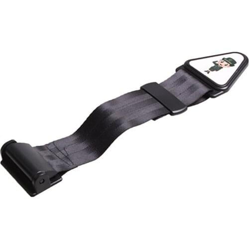 Black Children Kid Car Safety Belt Car Baby Safety Seat Strap Belt Buckle Adjuster Seat Belt Correction Tape Universal